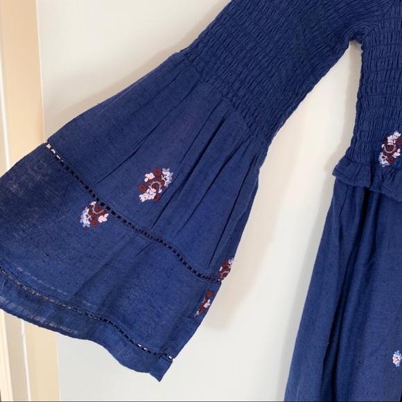 Free People Counting Daisies Embroid. Dress S NWT - Picture 7 of 8